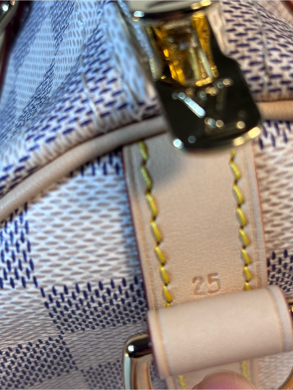 Louis Vuitton Speedy Bandouliere 25 Azur - Picture 5 of 16